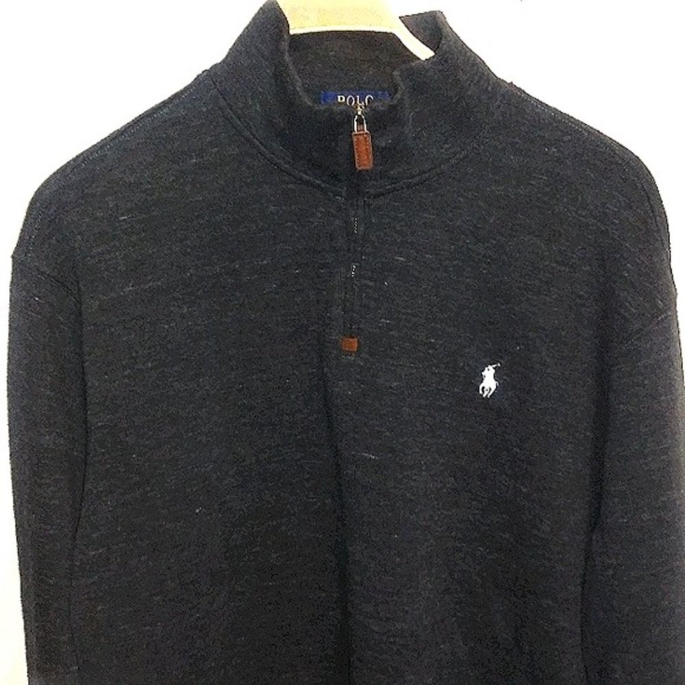 Polo by Ralph Lauren heather gray pullover - Picture 2 of 9